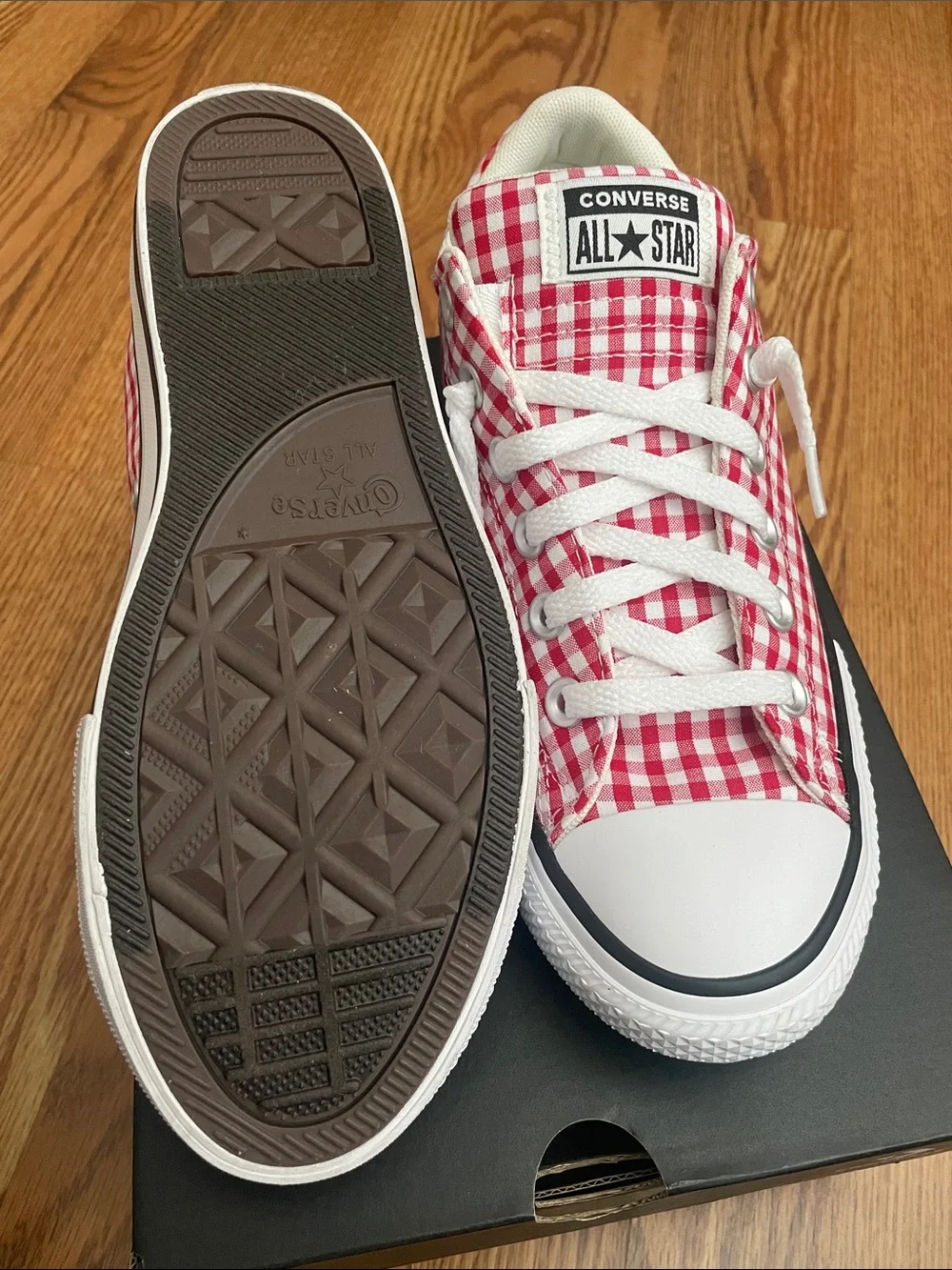 Gingham Converse